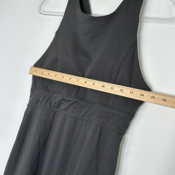Athleta Deep Breath Bralette Dress Womens Size Small Black Olive - Picture 6 of 11
